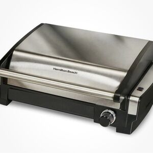 Hamilton Beach 25360 Flavor Searing Indoor Grill Stainless Steel